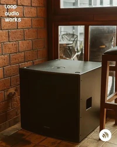 Commercial installs — frame 2 of the commercial audio installation by Loop Audio Works, South India.