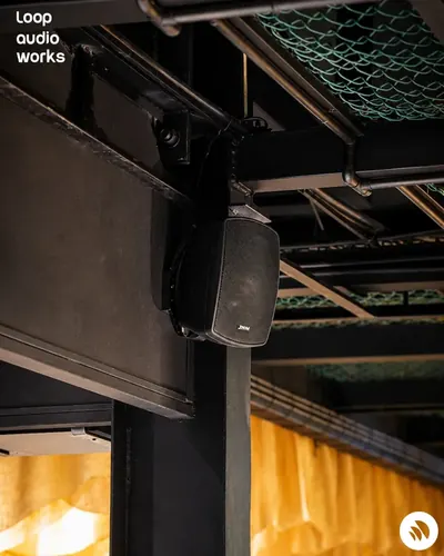 Wok Street — frame 3 of the commercial audio installation by Loop Audio Works, South India.